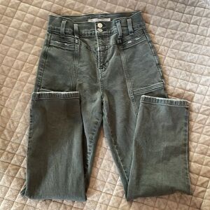 Hudson High Rise Size 27 Dark Green Jeans